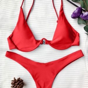 Sexy Deep Plunge Bikini